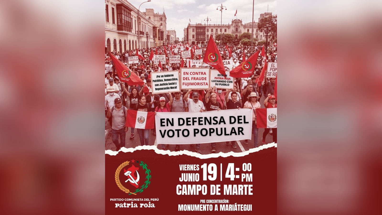 CP Peru Patria Roja - right to vote