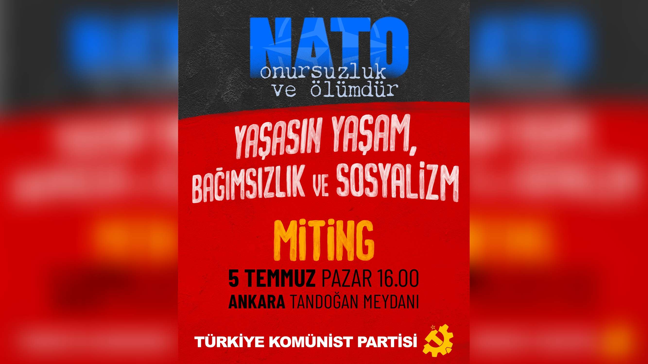 TKP NATO rally