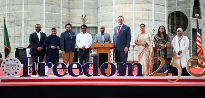 WP Bangladesh - protest US independence day