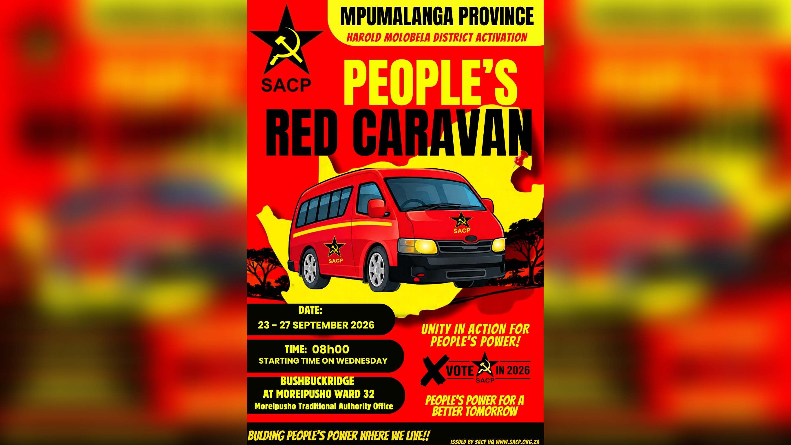 SACP - red caravan