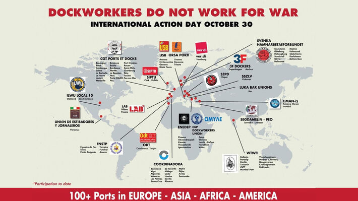 KKE - dockworkers day of action