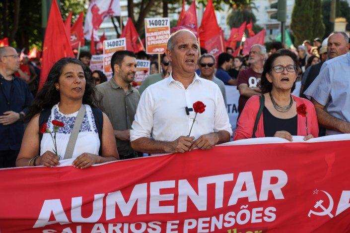 PCP - demonstrations for higher wages